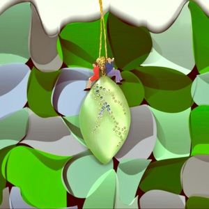 SOLD ALEXIS BITTAR DUST GREEN LUCITE NECKLACE